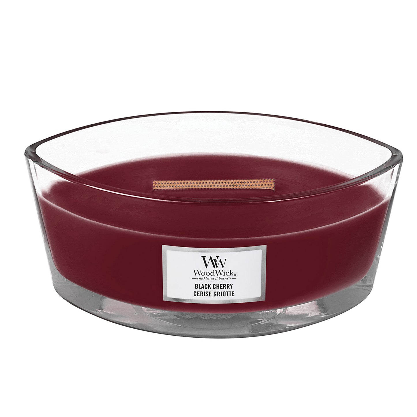 Woodwick Black Cherry Ellipse Candle
