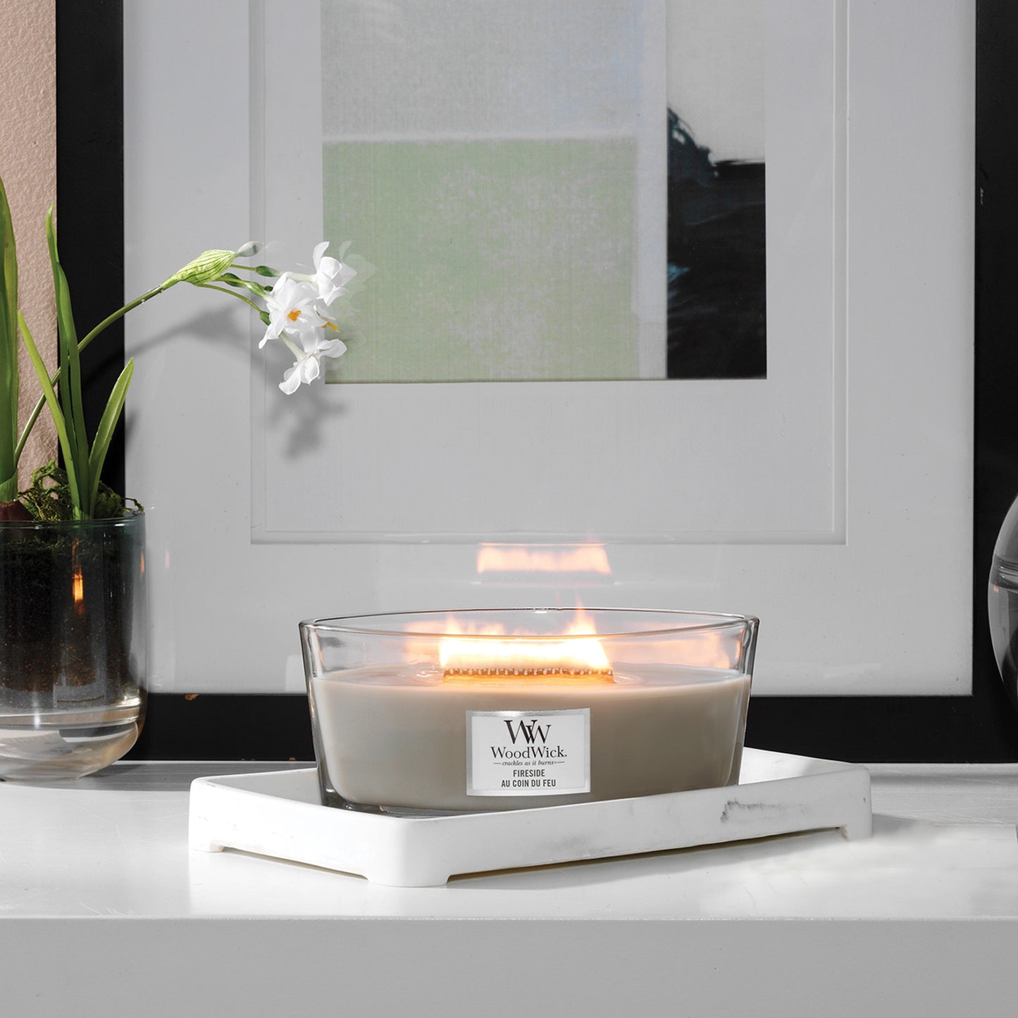 Woodwick Fireside Ellipse Candle