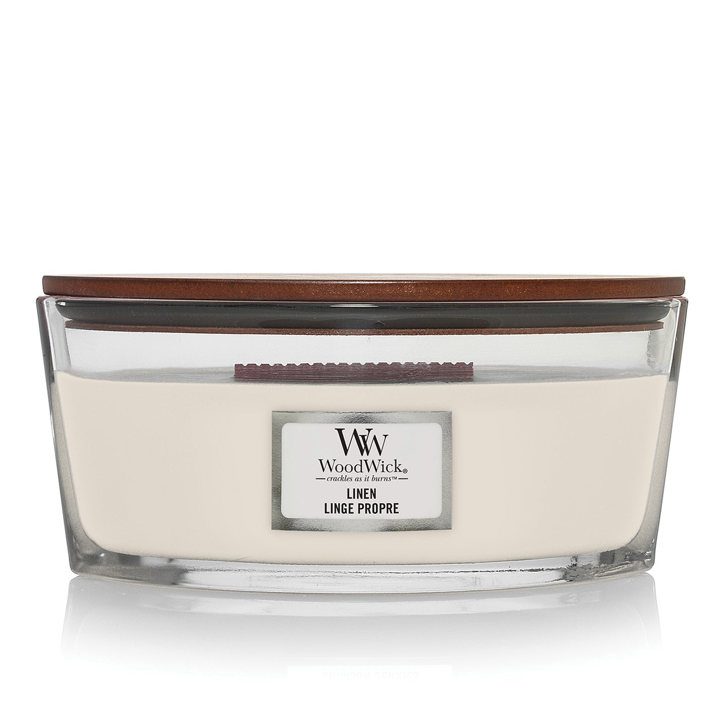 Woodwick Ellipse Linen Candle