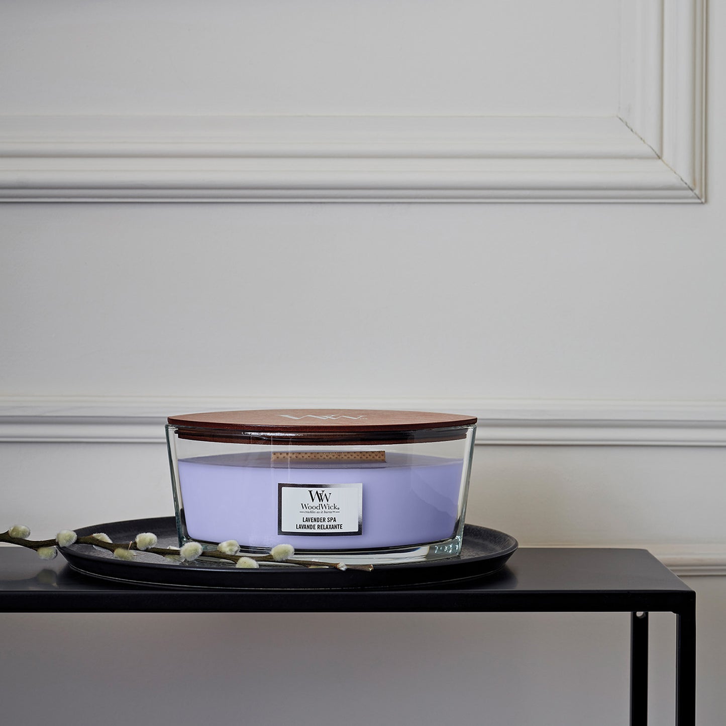 Woodwick Ellipse Lavender Spa Candle
