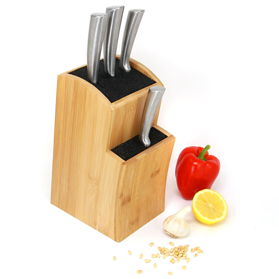 Universal Bamboo Knife Block