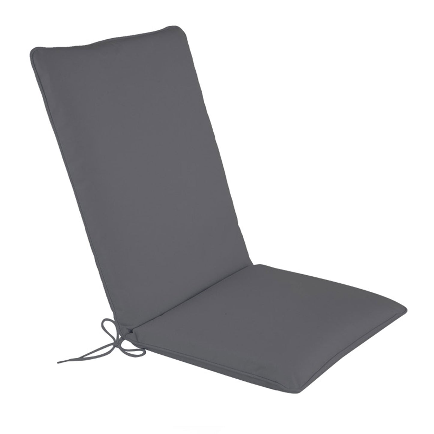 CC Collection Grey Garden Seat Pad with Back (Pack of 2)