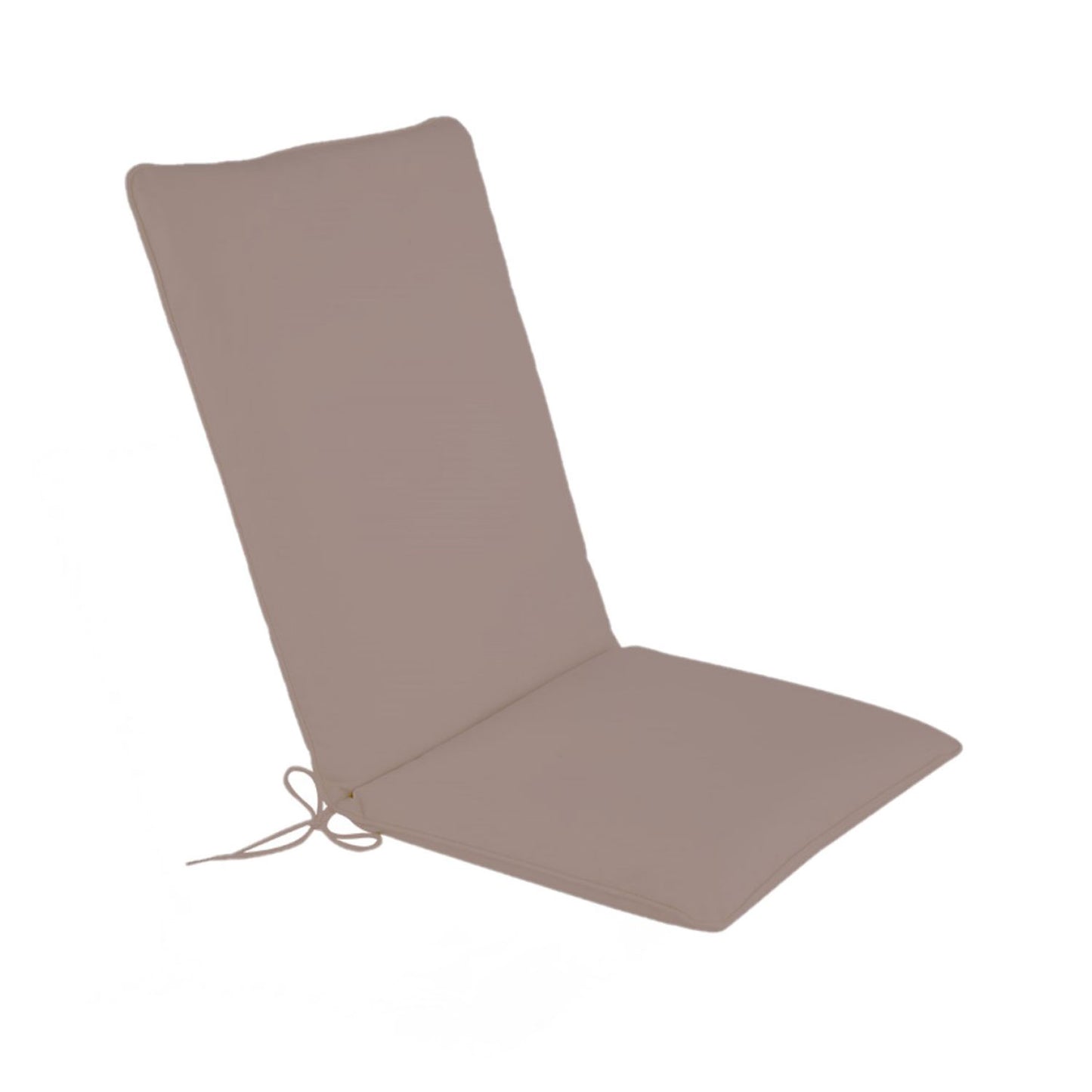 CC Collection Taupe Garden Seat Pad with Back (Pack of 2)