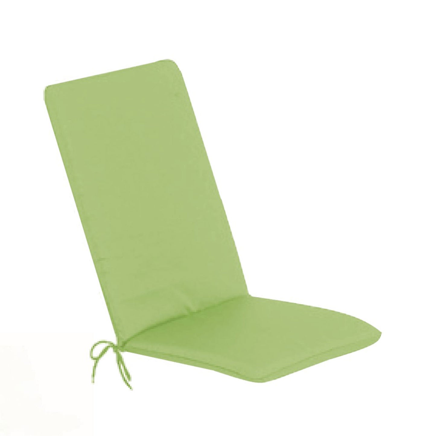 CC Collection Lime Green Garden Seat Pad with Back (Pack of 2)