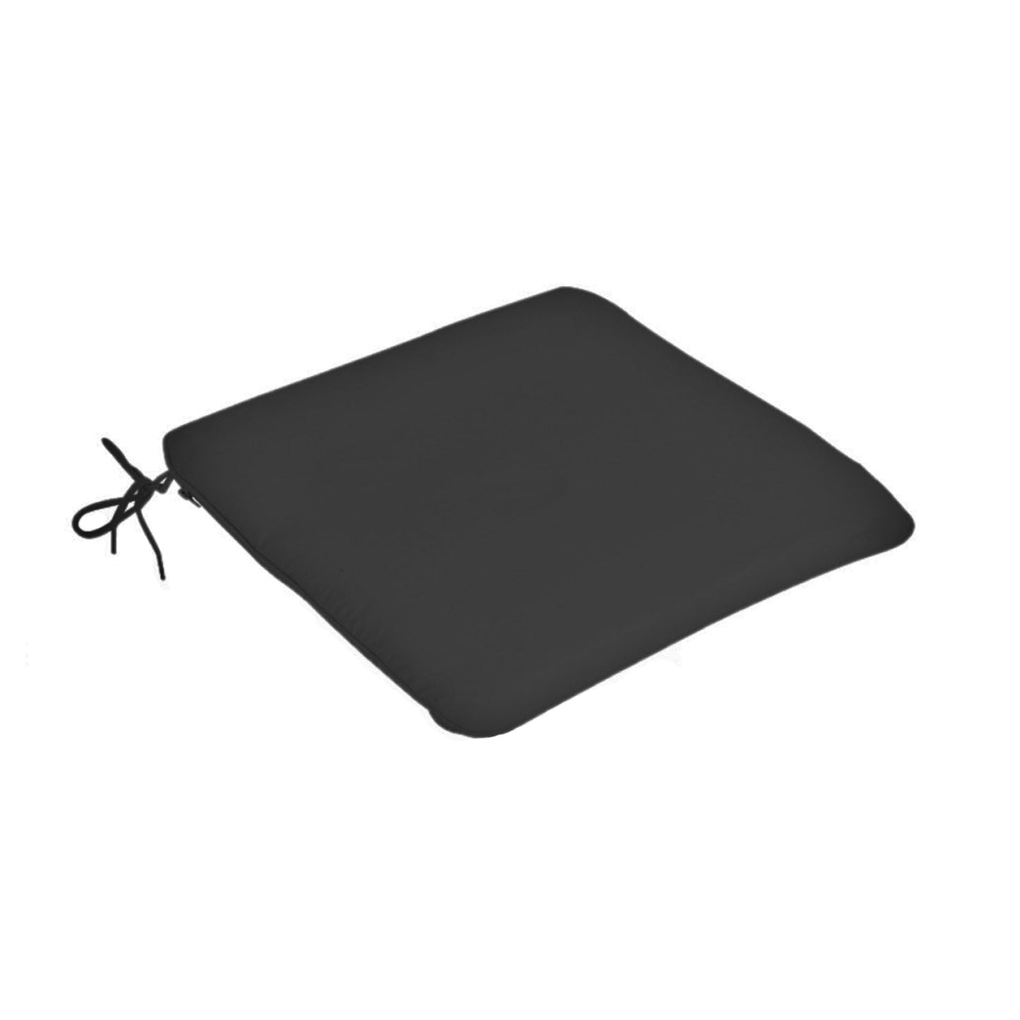 CC Collection Black Garden Seat Pad (Pack of 2)