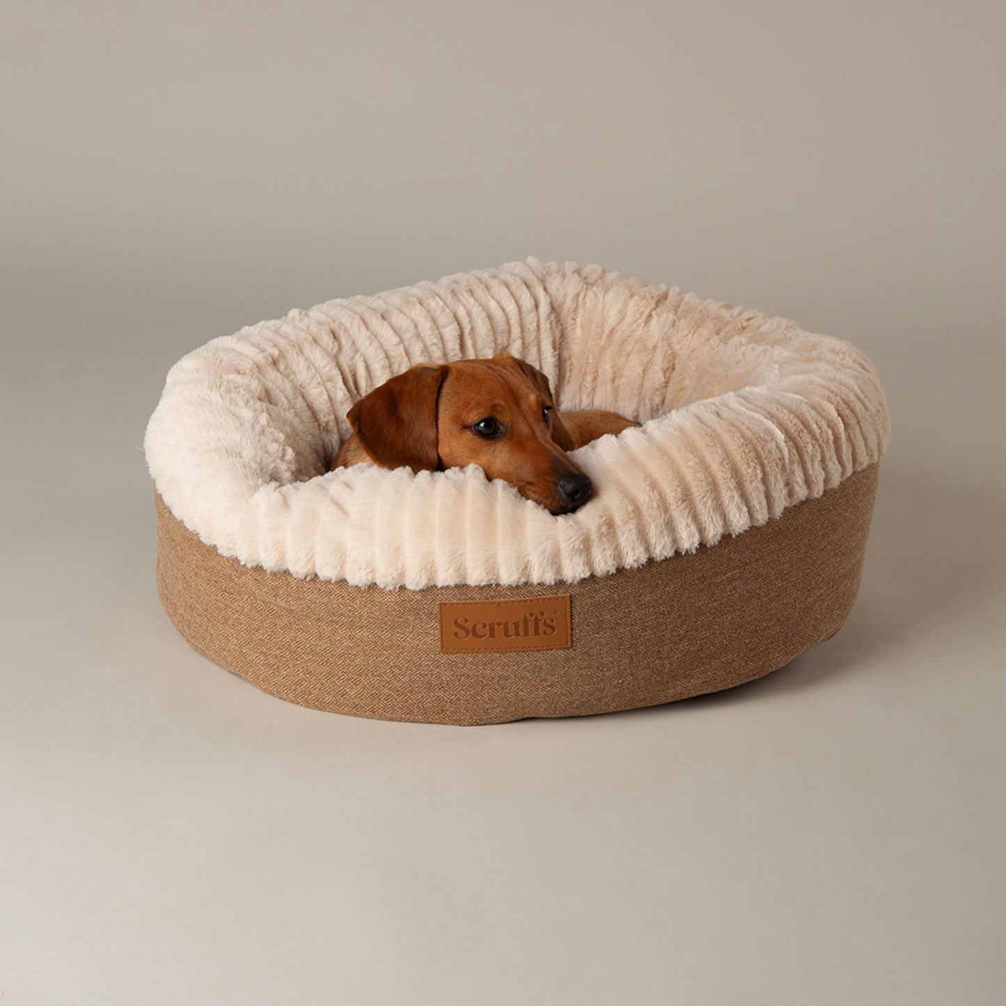 Scruffs Ellen Tan Pet Donut Bed