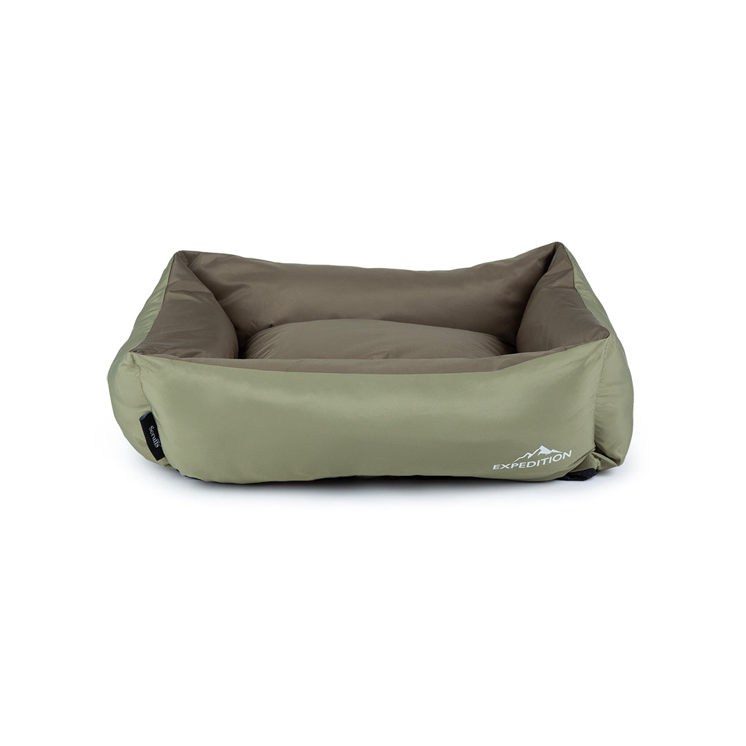 Scruffs Expedition Khaki Green Dog Box Bed