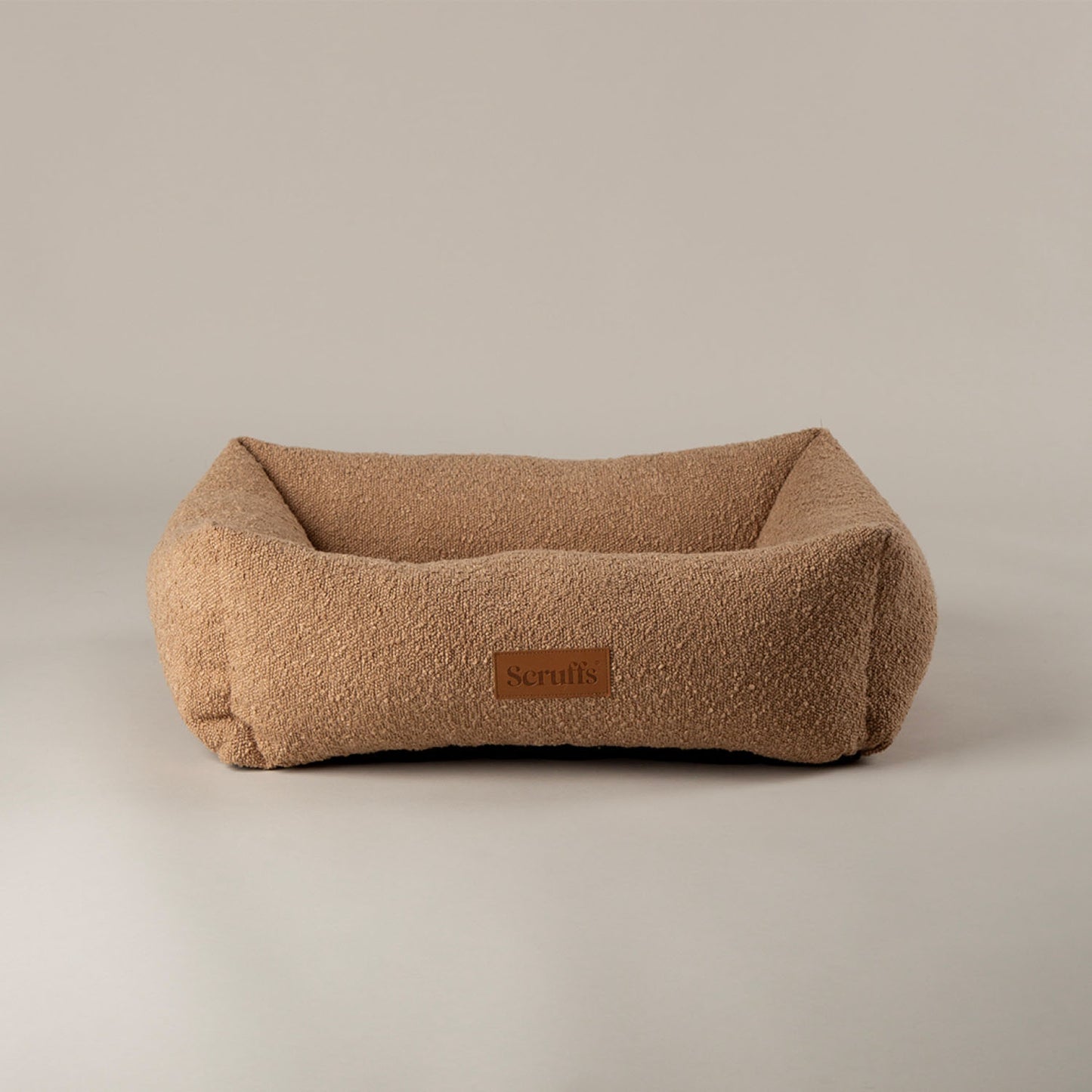 Scruffs Boucle Desert Tan Dog Bed