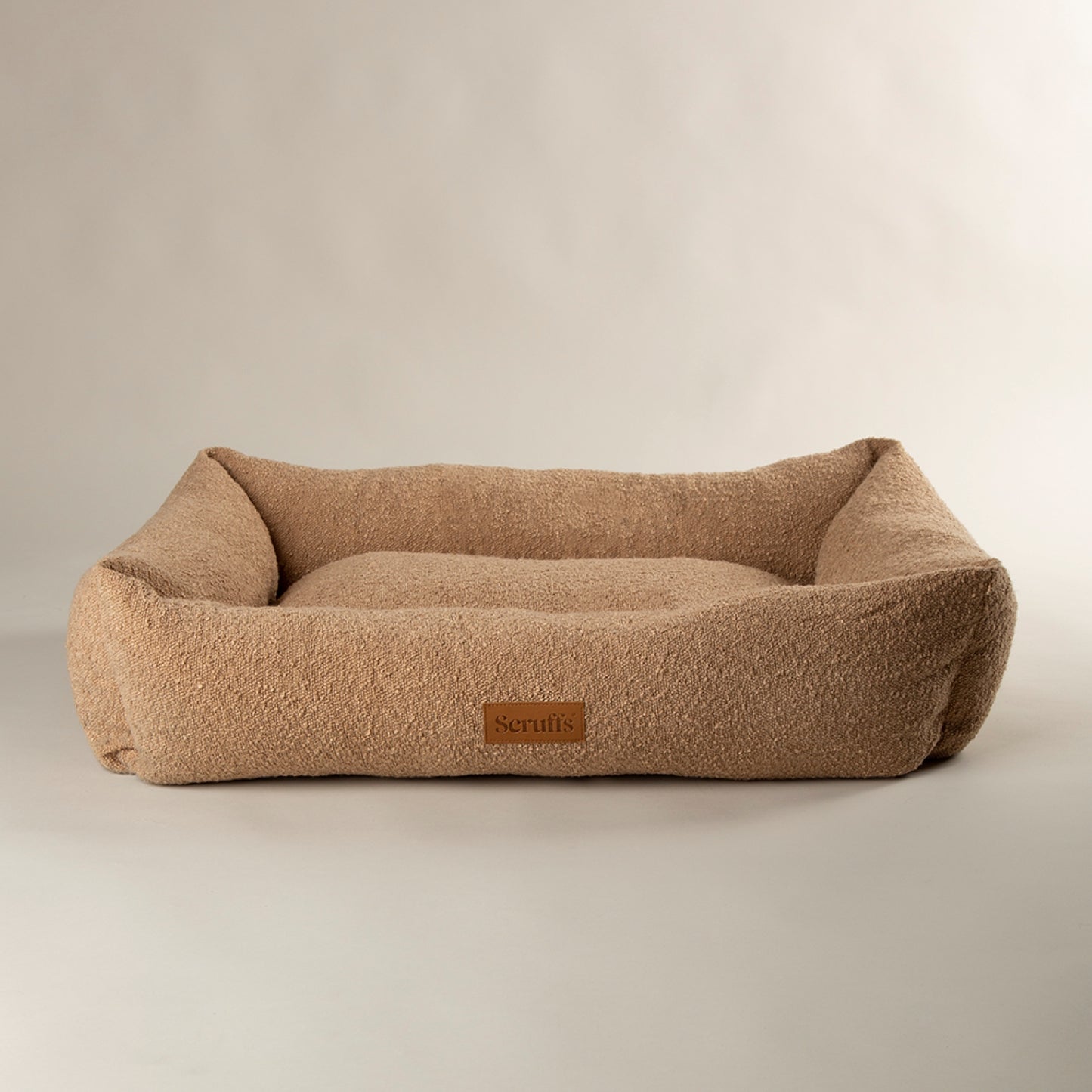 Scruffs Boucle Desert Tan Dog Bed