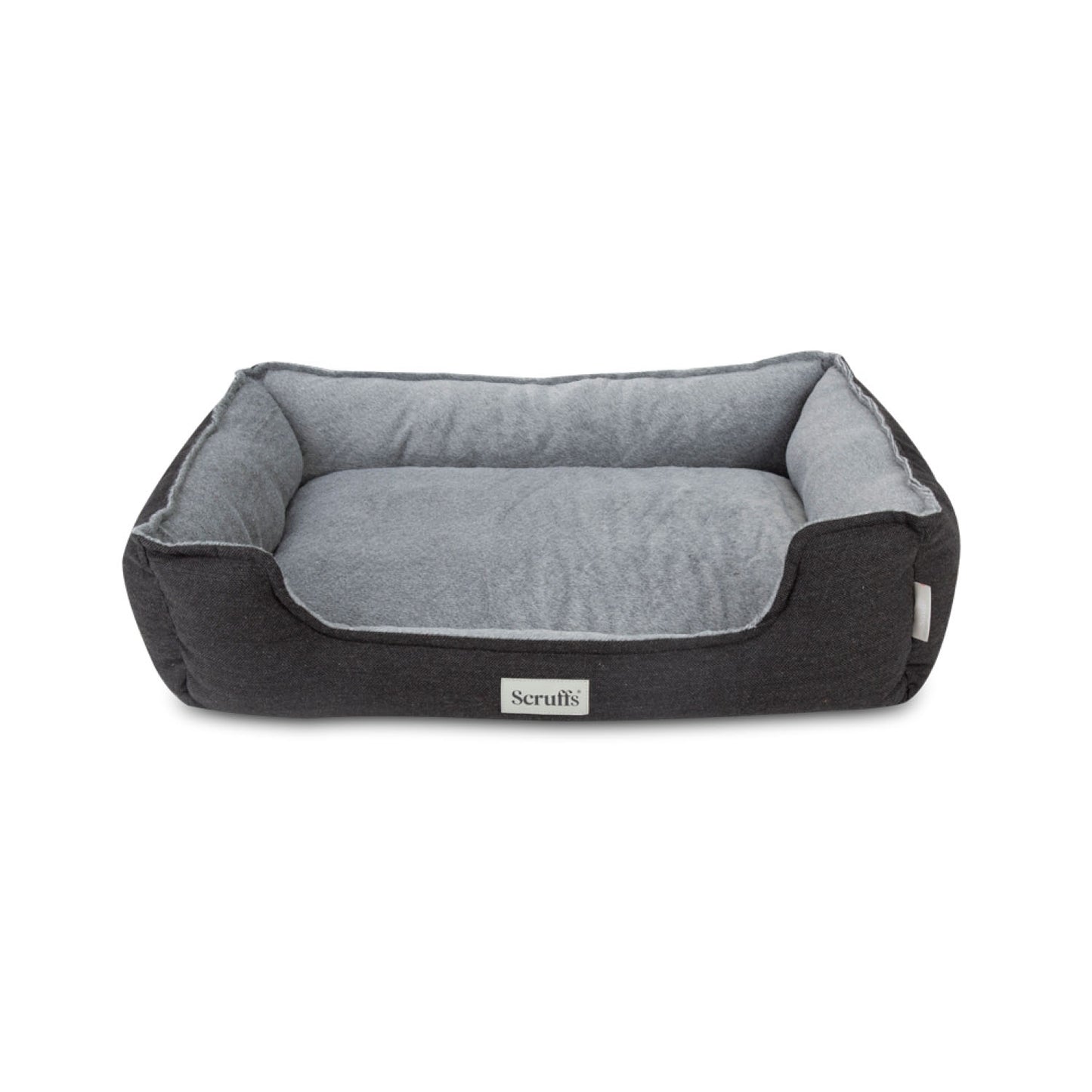 Scruffs Harvard Graphite Memory Foam Water Resistant Box Dog Bed