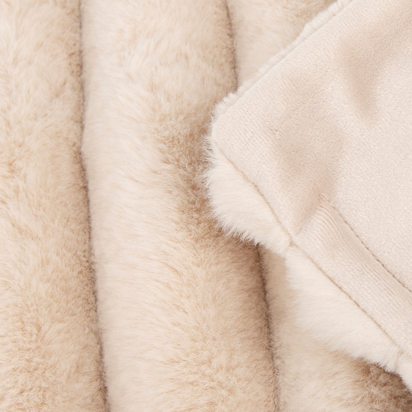 Scruffs Aspen Cream Faux Fur Pet Blanket