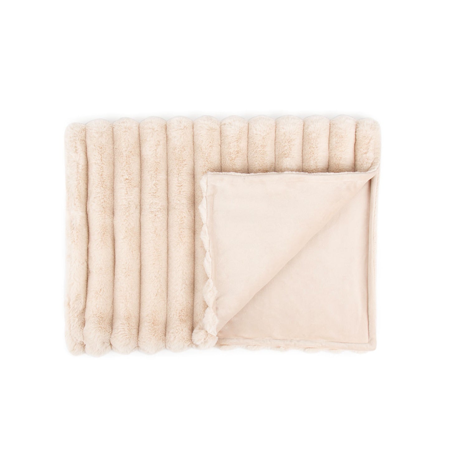 Scruffs Aspen Cream Faux Fur Pet Blanket