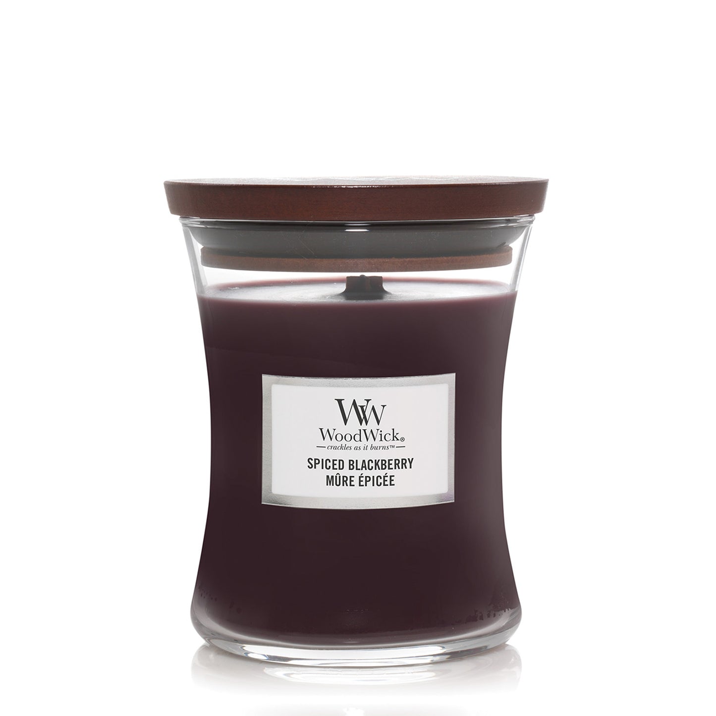 Woodwick Spiced Blackberry Medium Hourglass Candle