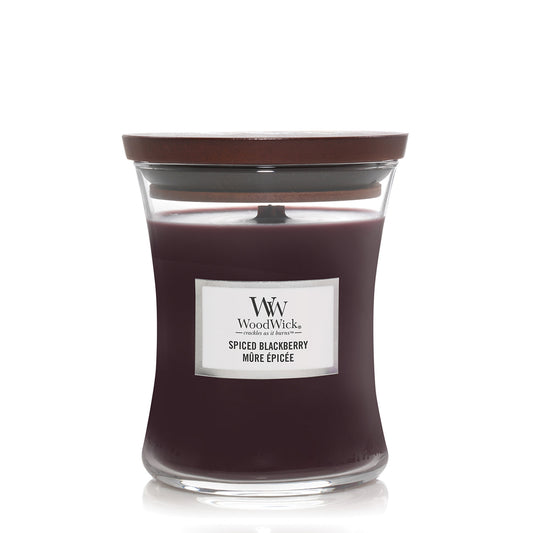 Woodwick Spiced Blackberry Medium Hourglass Candle