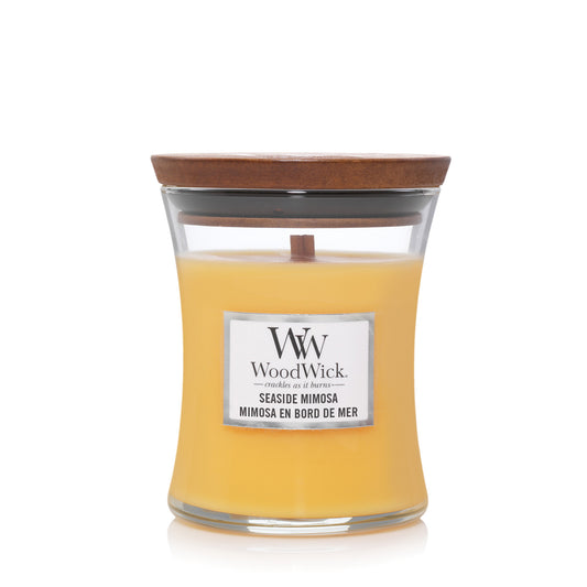 Woodwick Seaside Mimosa Medium Hourglass Candle