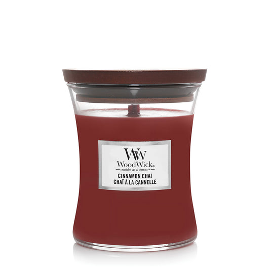 Woodwick Cinnamon Chai Medium Hourglass Candle
