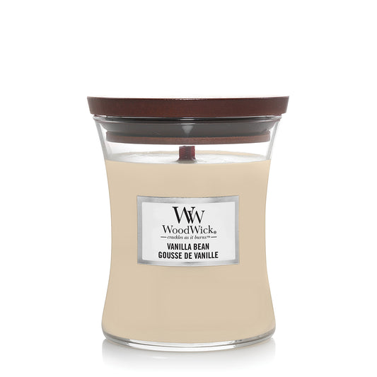 Woodwick Vanilla Bean Medium Hourglass Candle