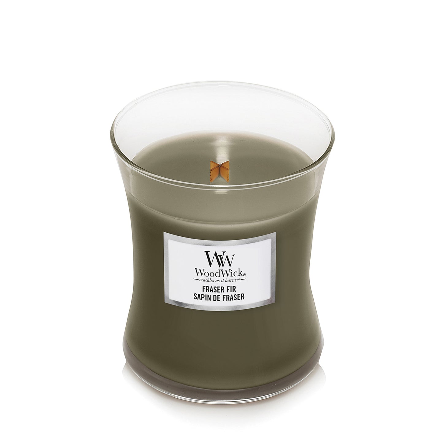 Woodwick Frasier Fir Medium Hourglass Candle