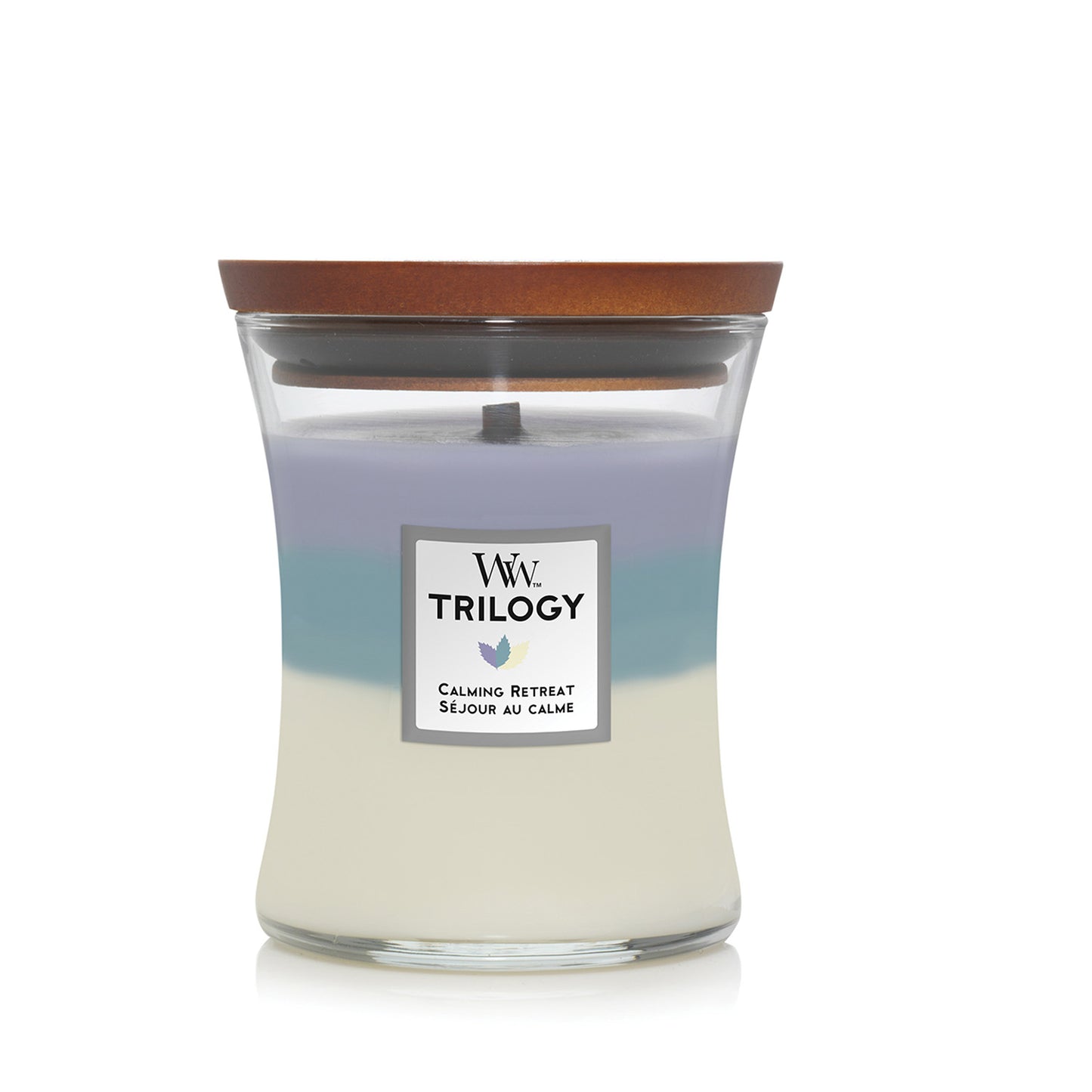 Woodwick Trilogy Calming Retreat Medium Hourglass Candle