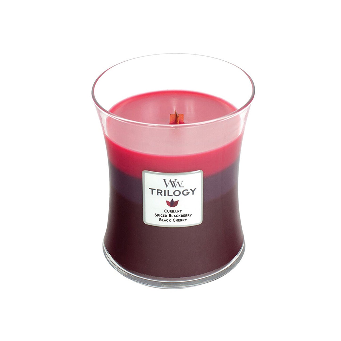Woodwick Sunripened Berries Trilogy Medium Hourglass Candle