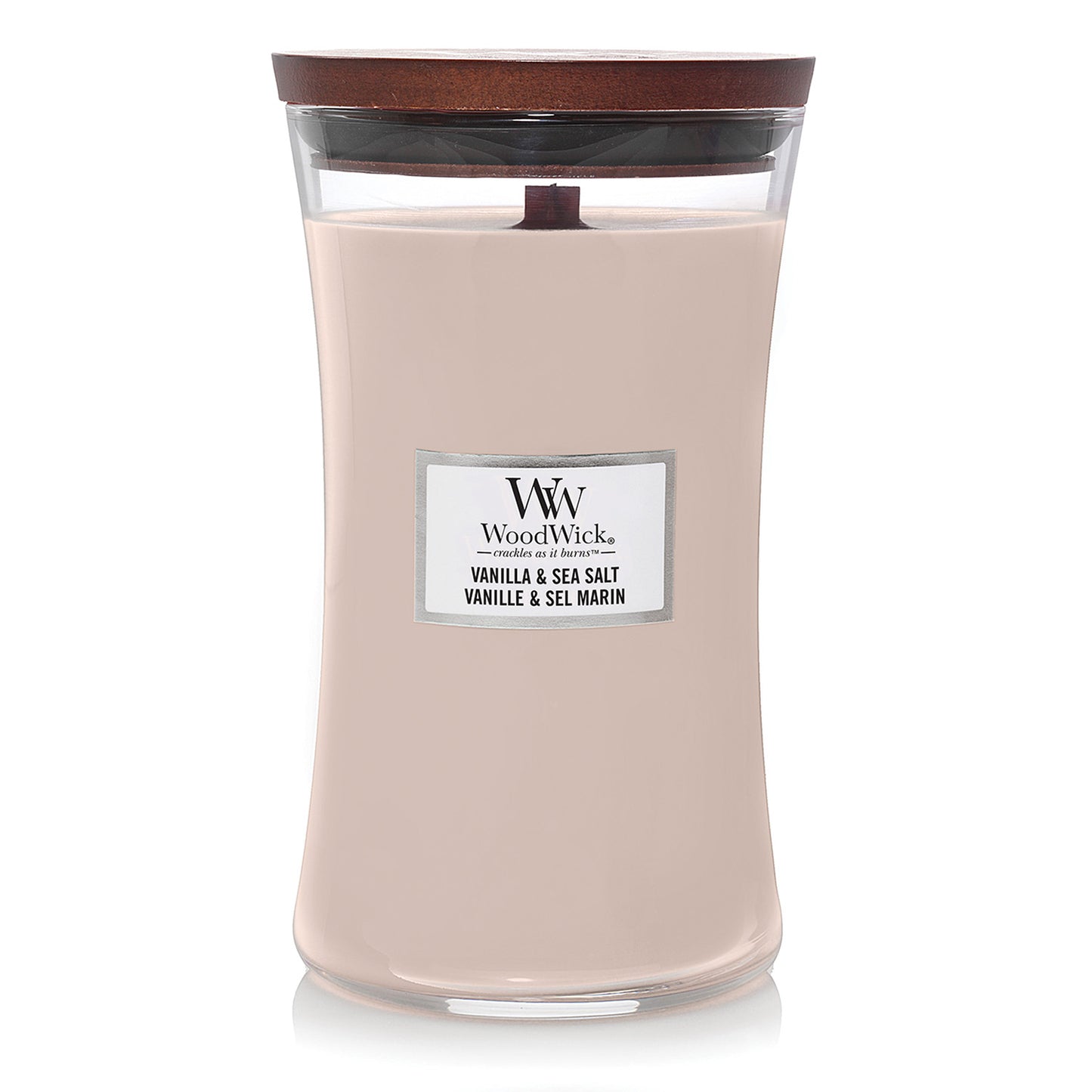 Woodwick Large Hourglass Sea Salt Candle