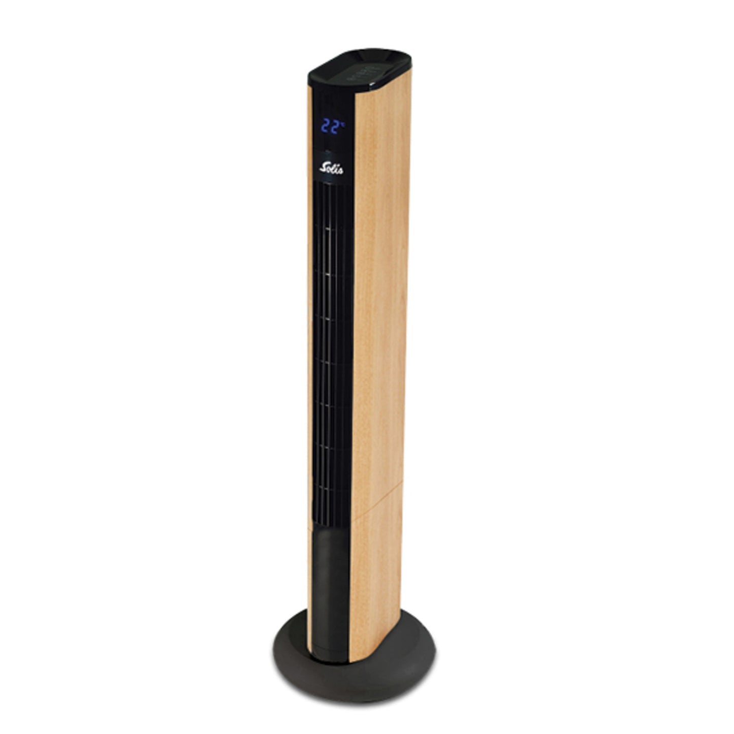 Solis Wood Effect Easy Breezy Tower Fan