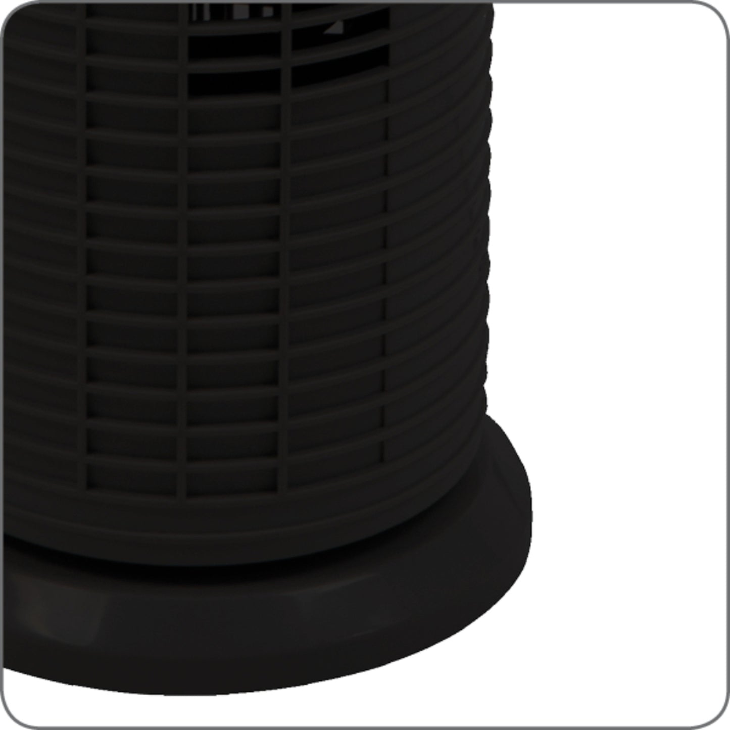 Solis Black Mini Tower Ventilator Fan