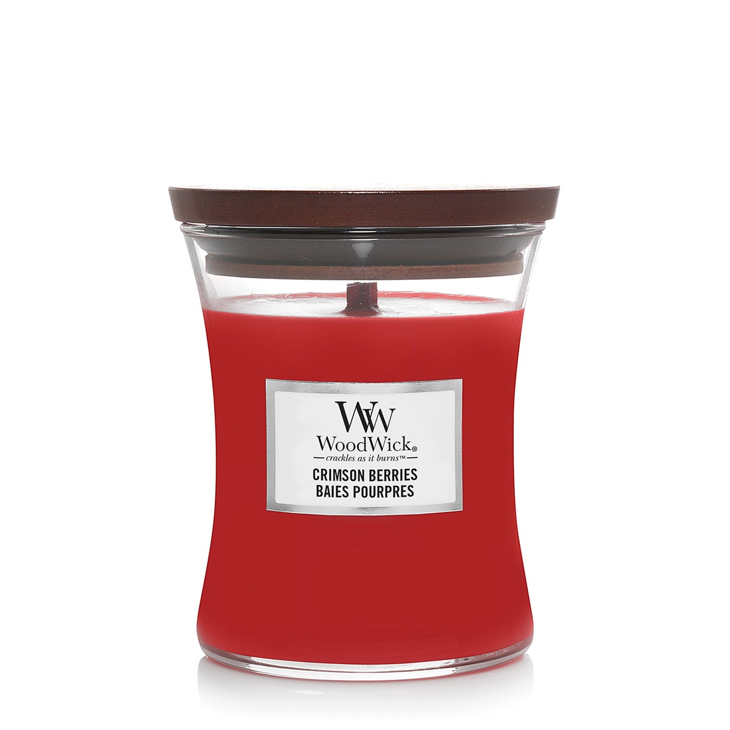 Woodwick Crimson Berries Mini Hourglass Candle
