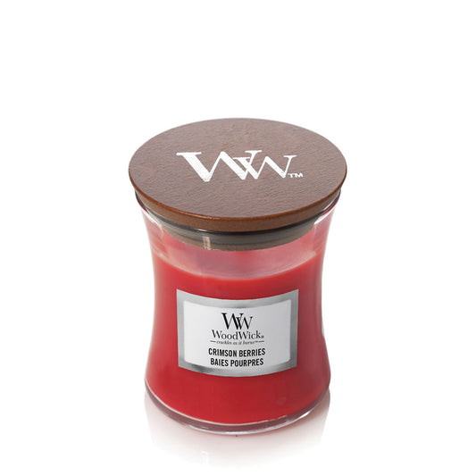 Woodwick Crimson Berries Mini Hourglass Candle