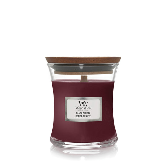 Woodwick Black Cherry Mini Hourglass Candle