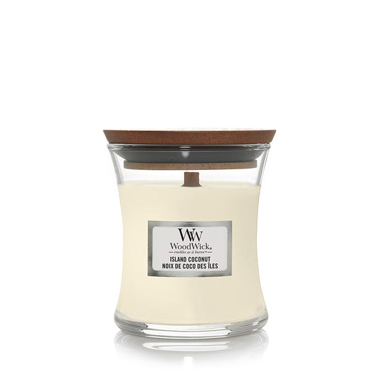 Woodwick Mini Hourglass Island Coconut Candle