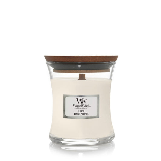 Woodwick Linen Mini Hourglass Candle