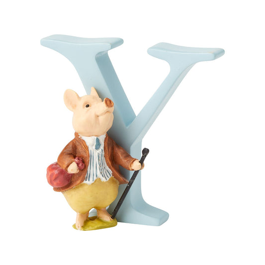 Beatrix Potter Letter Y Pigling Bland Figurine