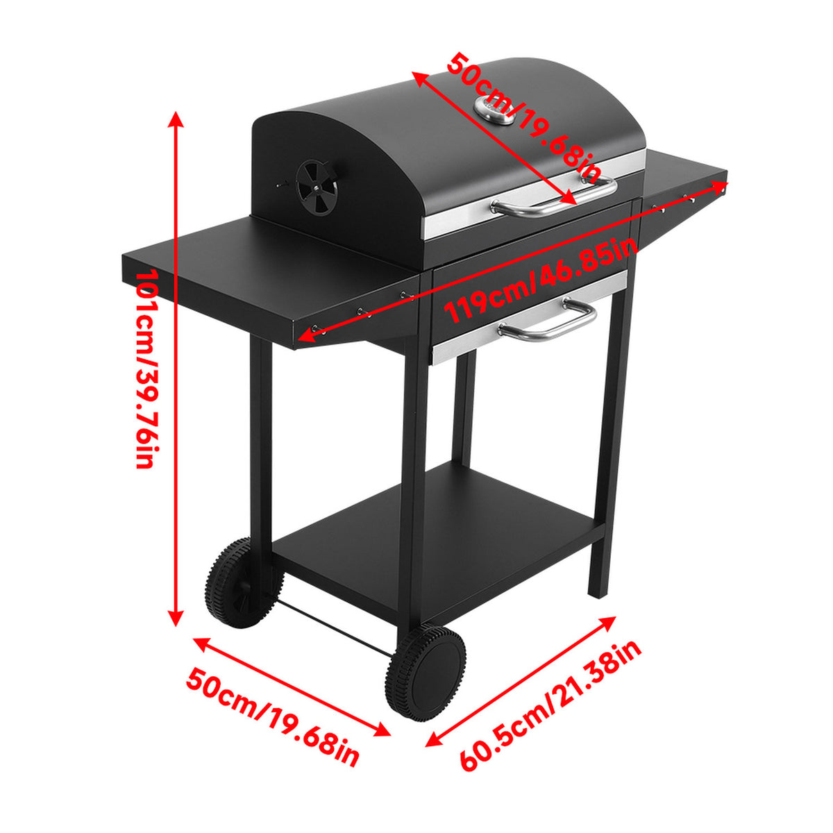 Charcoal Grill Carbon Black BBQ