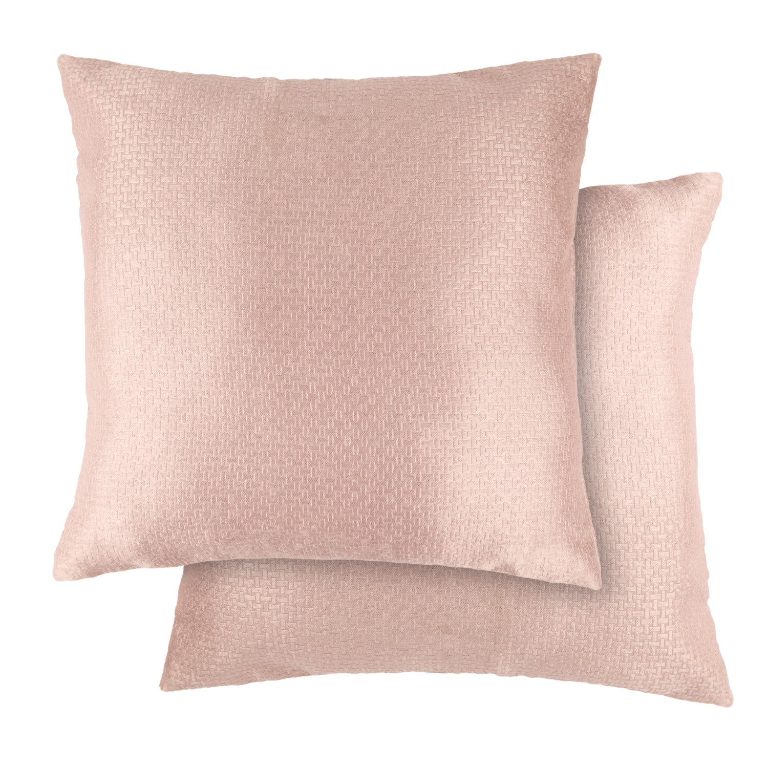 Ambiance Blush Pink Cushion Covers Pair (43cm x 43cm) – Julian Charles Home