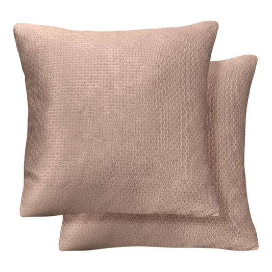 Ambiance Taupe Cushion Covers Pair (43cm x 43cm)