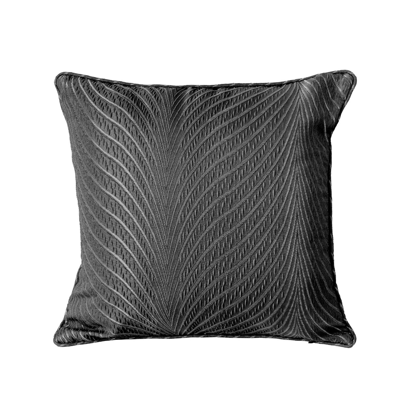 Aura Black Cushion Covers (Pair)