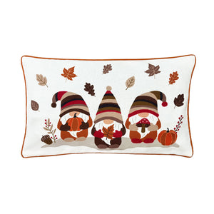 Autumn Gonk Printed Canvas Cushion (50cm x 30cm)