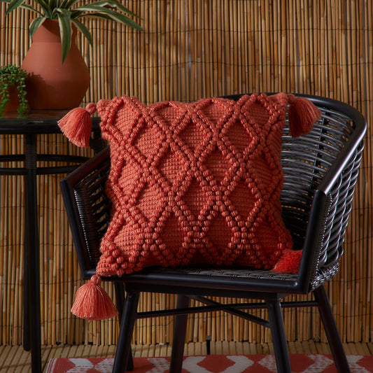Alda Terracotta Outdoor Cushion (43cm x 43cm)