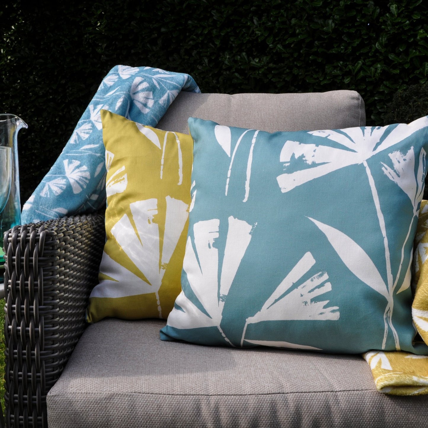 Alma Reversible Outdoor Cushion (43cm x 43cm)