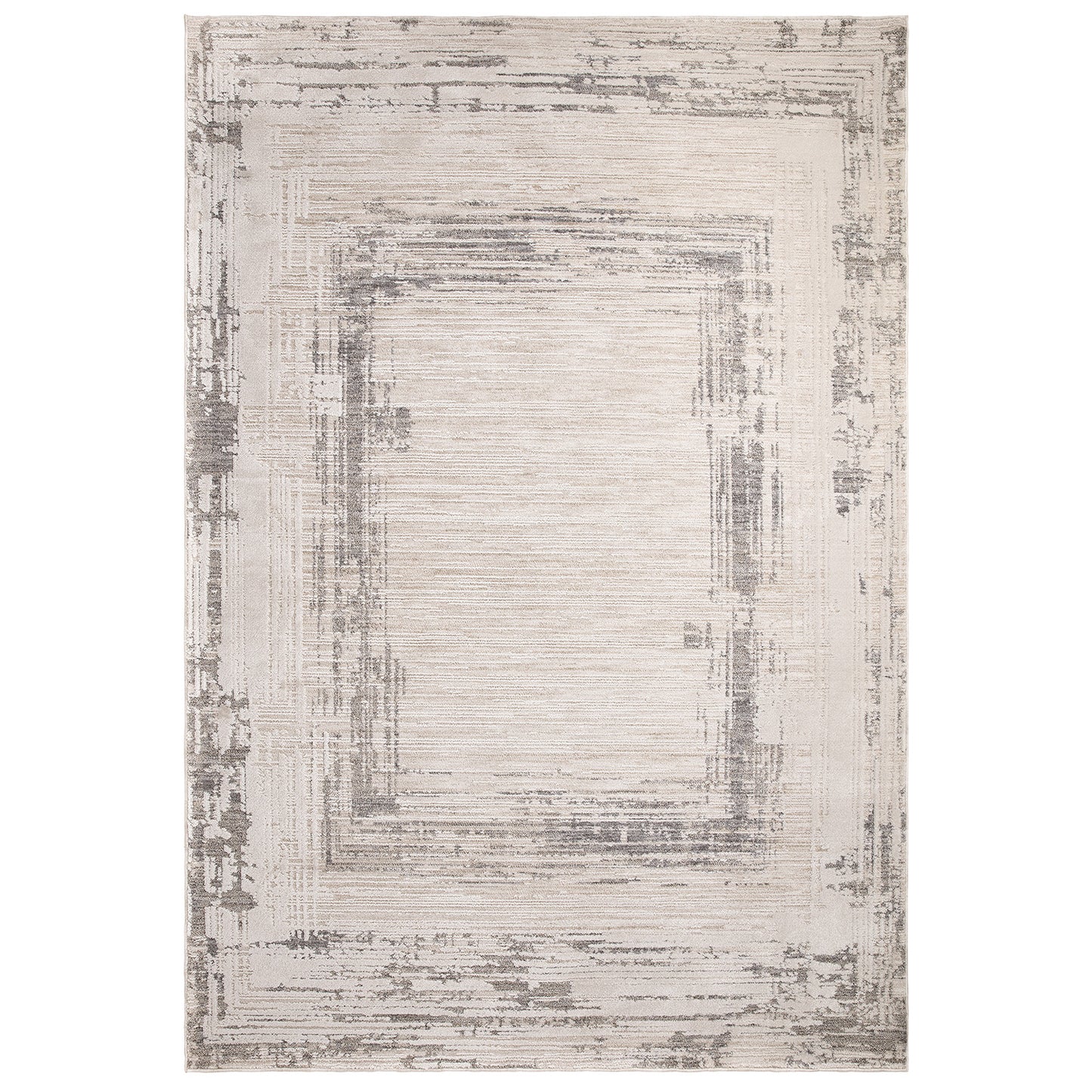 Anders AN06 Abstract Grey Rug