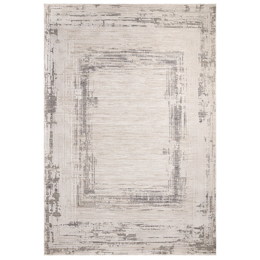 Anders AN06 Abstract Grey Rug