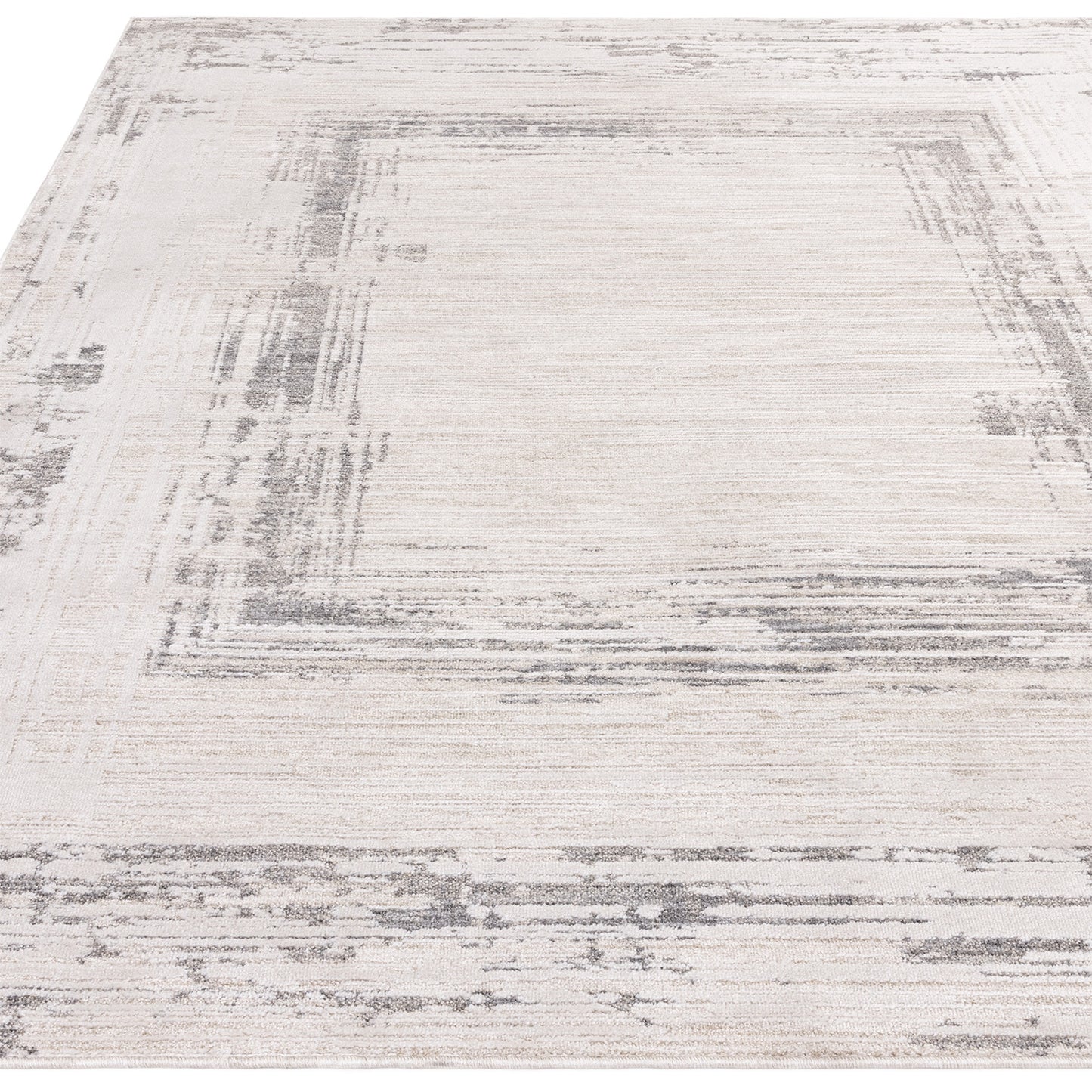 Anders AN06 Abstract Grey Rug