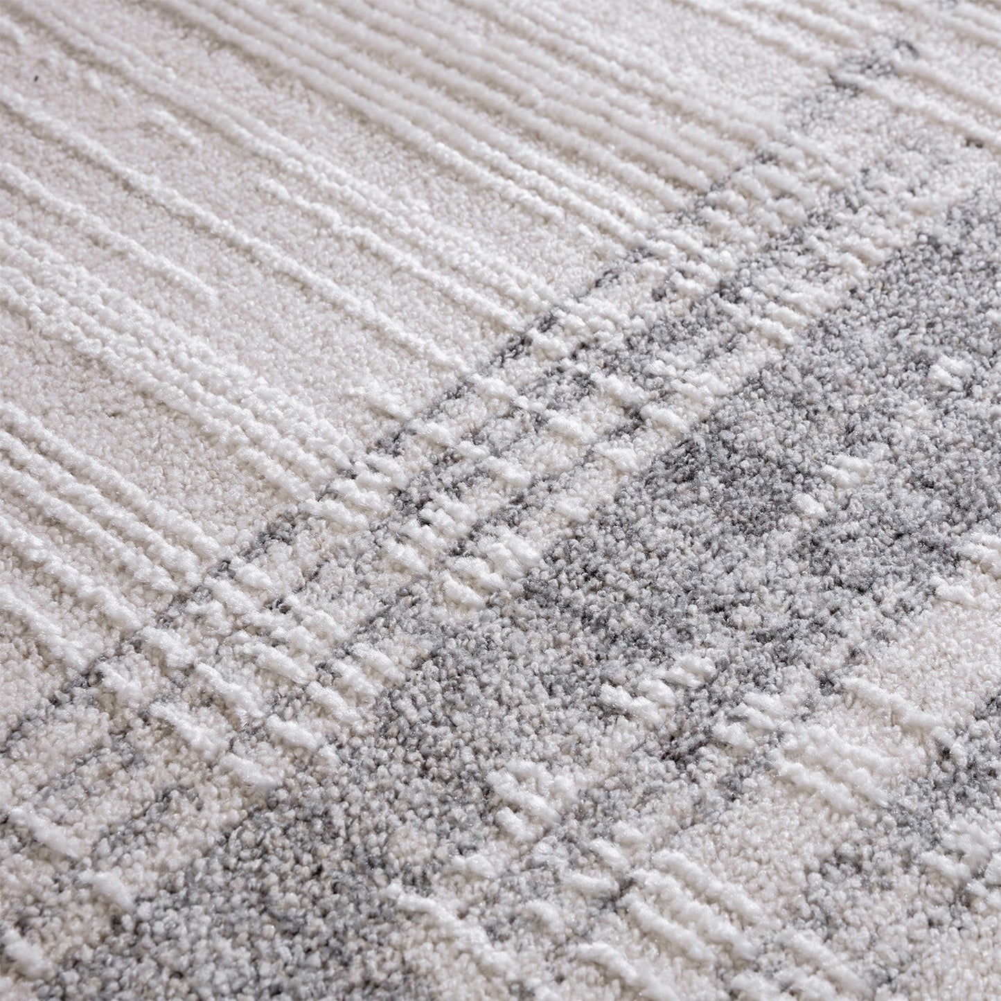 Anders AN06 Abstract Grey Rug