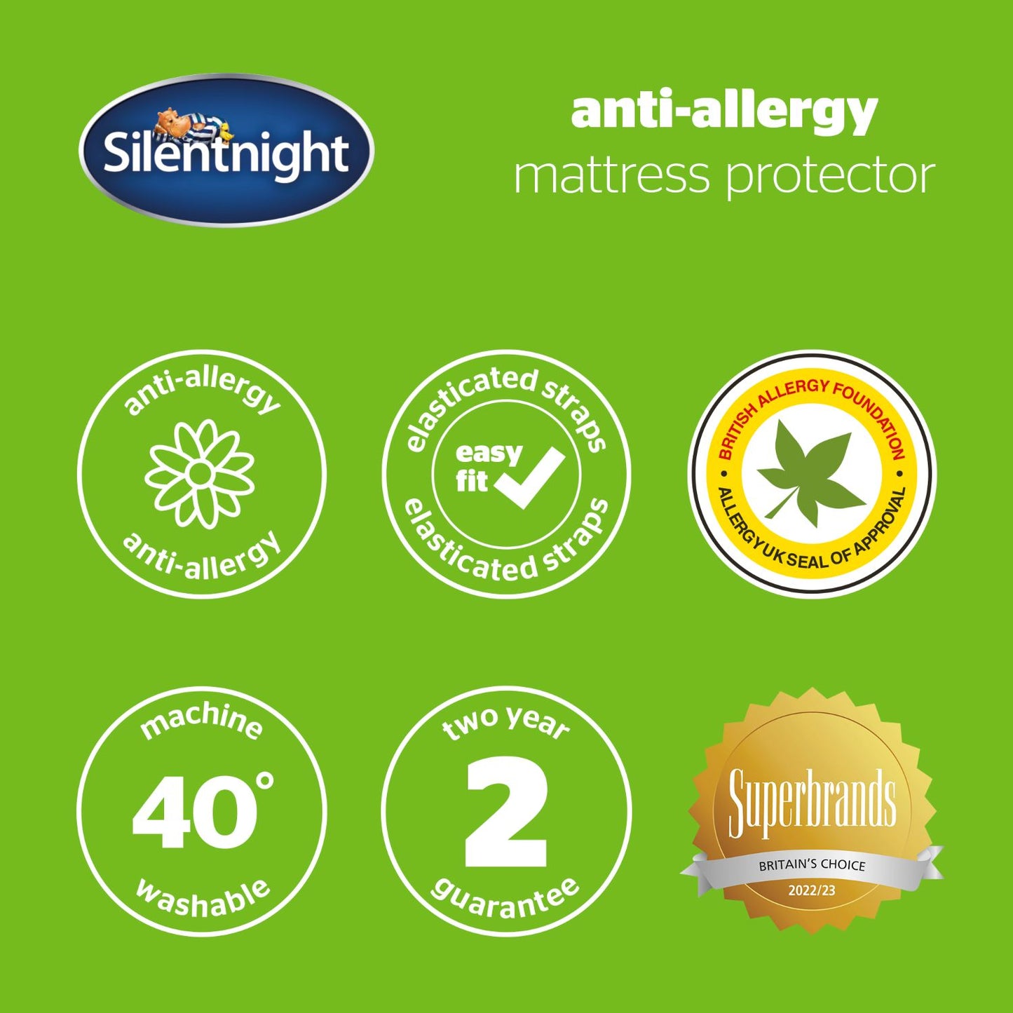 Silentnight Anti Allergy Mattress Topper