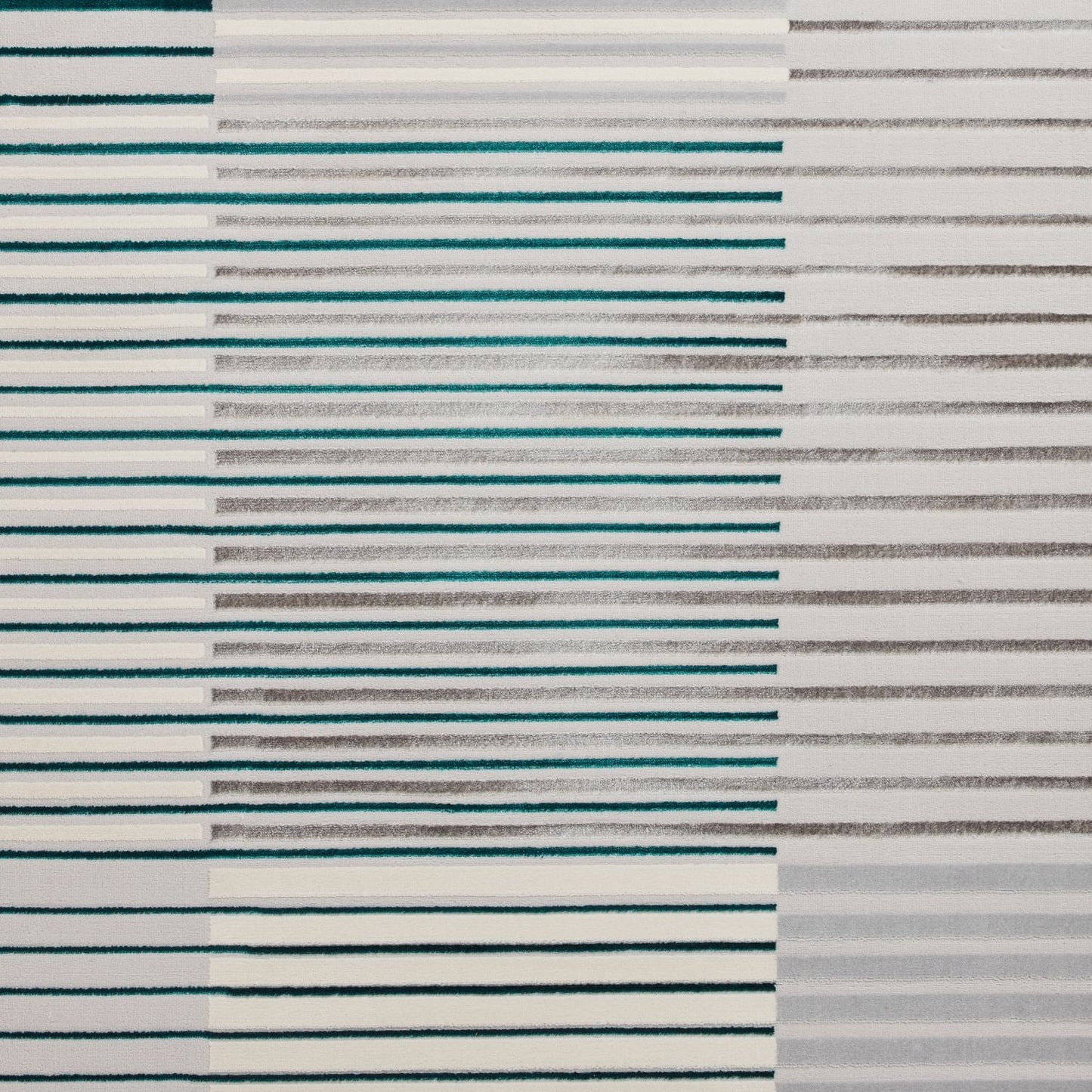 Apollo 2681 Grey and Green Modern Linear Rug