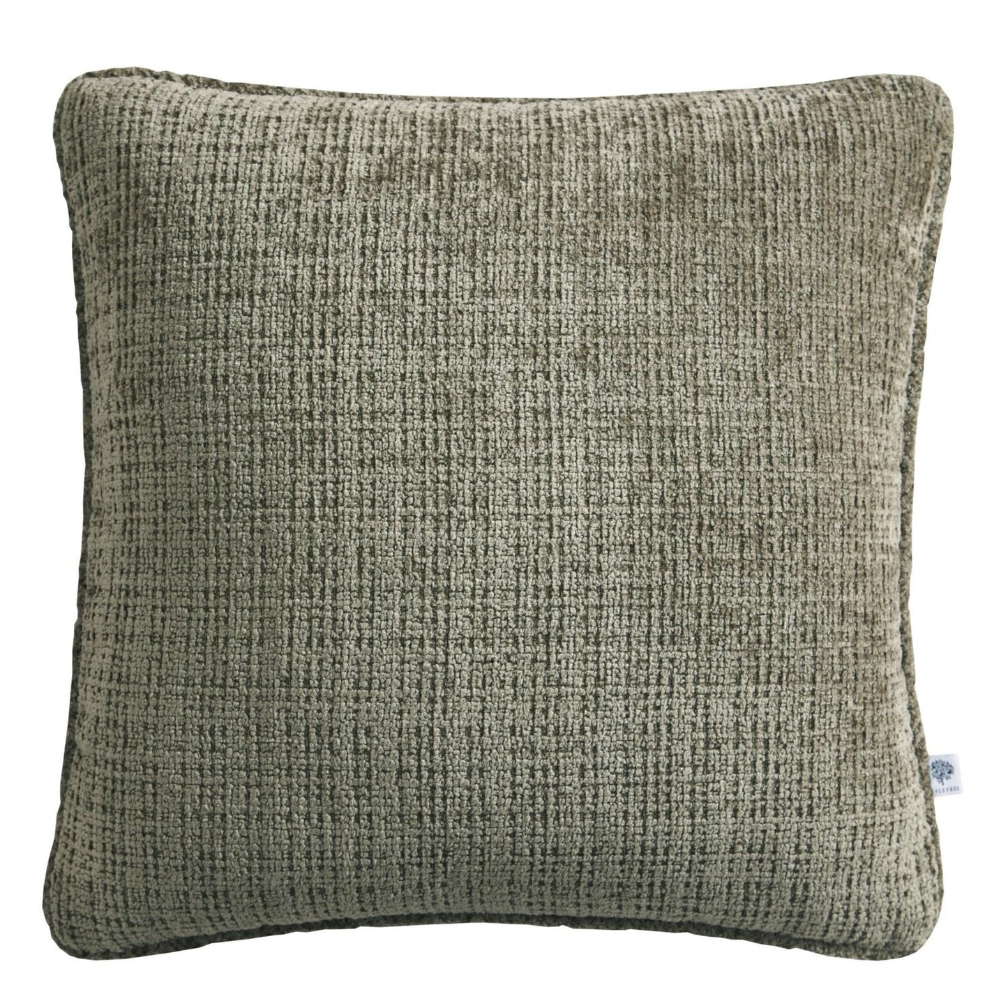 Alba Green Chenille Cushion (43cm x 43cm)