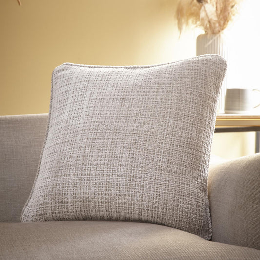 Alba Natural Chenille Cushion (43cm x 43cm)