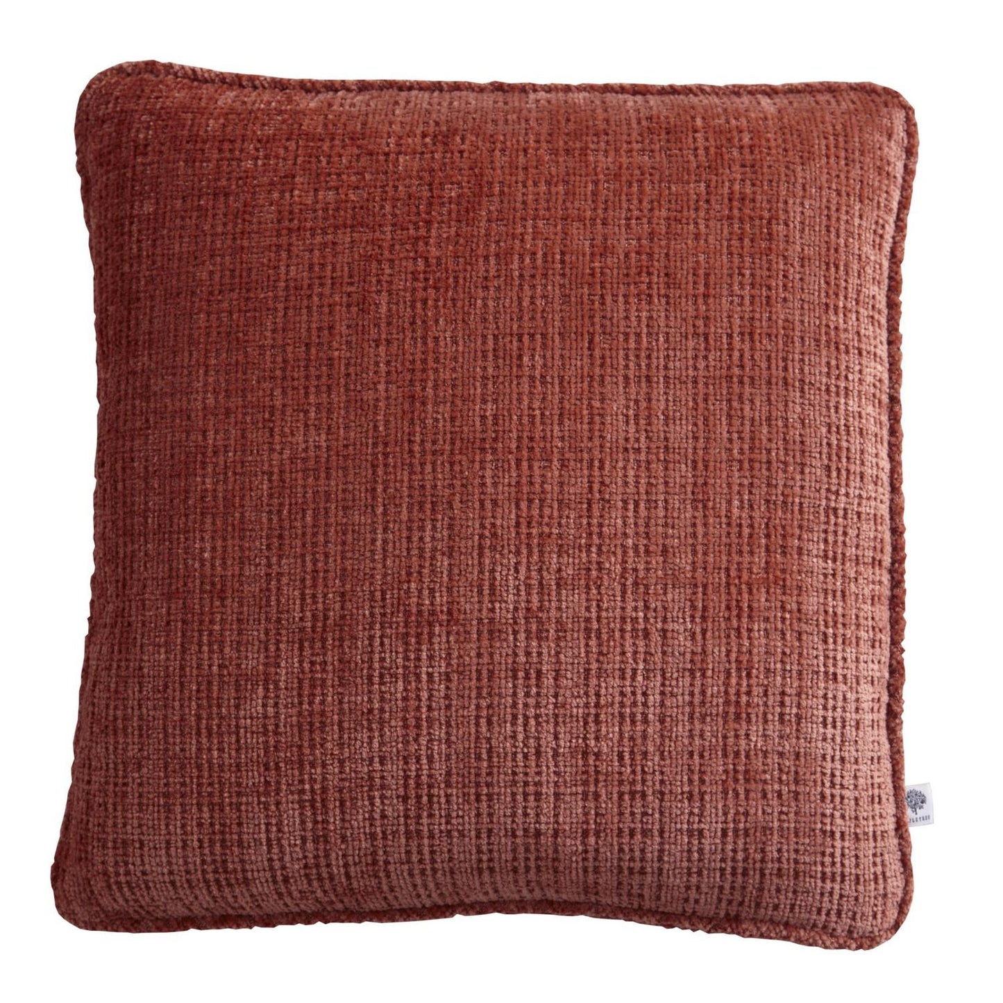 Alba Terracotta Chenille Cushion (43cm x 43cm)