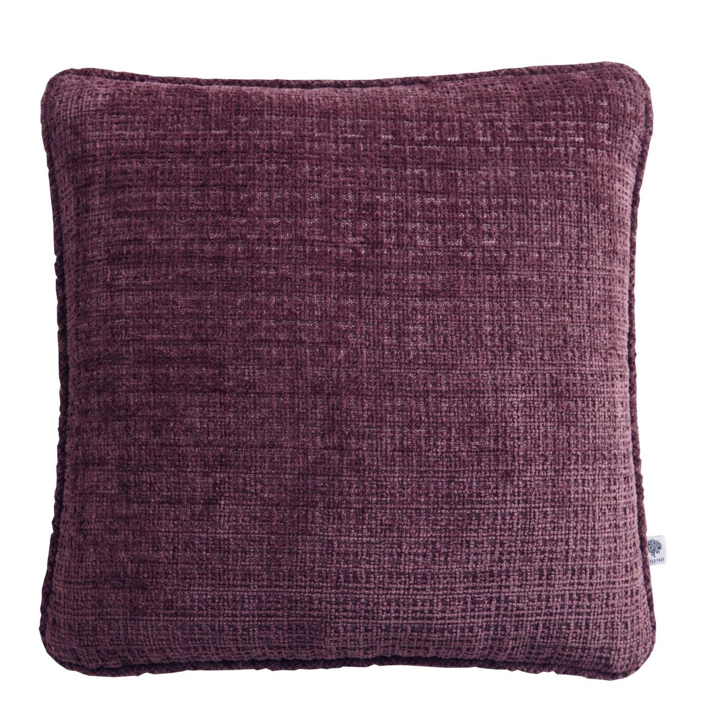 Alba Wine Chenille Cushion (43cm x 43cm)